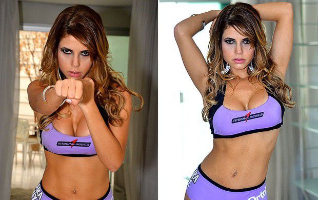 Ex-bbb Cacau Colucci será ring girl no Jungle Fight 60, em São Paulo