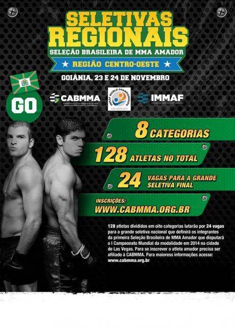 Goiânia sedia seletiva regional de Copa do Mundo de MMA Amador