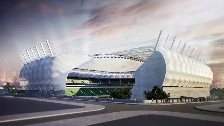 O custo da Arena Goiás está estimado entre R$ 250 milhões e R$ 400 milhões, dependendo da abrangência da obra.