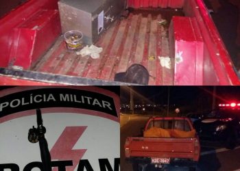 Ladrão morre após trocar tiros com a Rotam| Foto: Reprodução/Polícia Militar