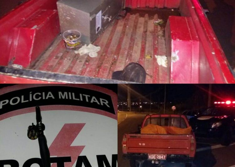 Ladrão morre após trocar tiros com a Rotam| Foto: Reprodução/Polícia Militar