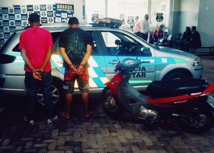 Sétimo Batalhão apreende menores que pretendiam aterrorizar o Jardim Europa| Foto: Reprodução/Polícia Militar