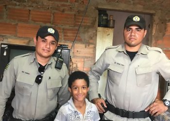 Marconi reconhece ação de PMs e tece elogios| Foto: Reprodução/PM