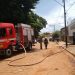 Presos fazem rebelião em unidade prisional de Rubiataba| Foto: Reprodução/Corpo de Bombeiros