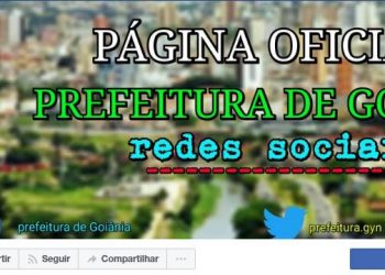 Página falsa posta como se representasse a Prefeitura de Goiânia | Foto: Reprodução/Facebook