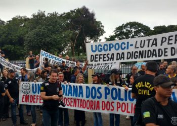 Servidores da Segurança em marcha a Brasília por melhores condições de trabalho | Foto: Divulgação
