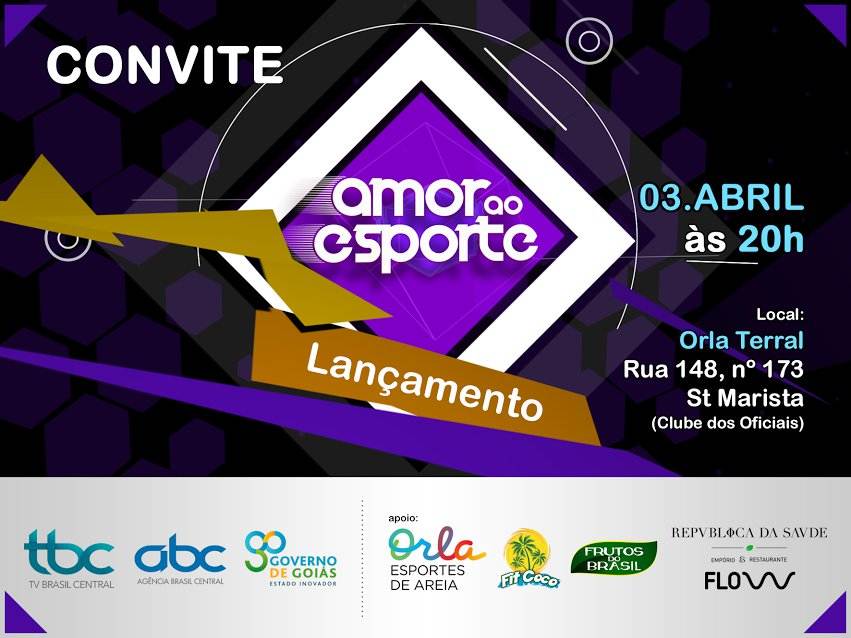 Programa Amor ao Esporte vai dar destaque a modalidades e temas diferenciados | Foto: Divulgação