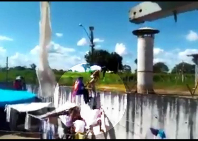 Imagens da fuga no Complexo Prisional de Aparecida de Goiânia são impressionantes | Foto: Rerpodução
