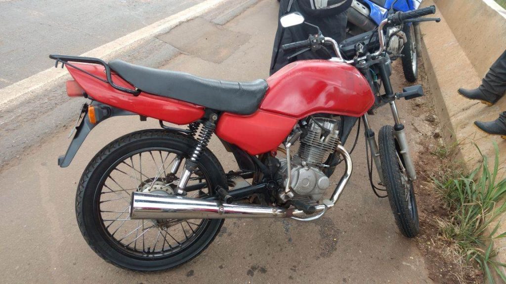 Moto foi comprada por R$ 1.000 na internet | Foto: Divulgação/PRF