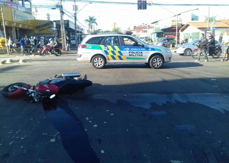 Fuga terminou com a morte de suspeito de assaltos no Jardim América | Foto: Leitor/WhatsApp