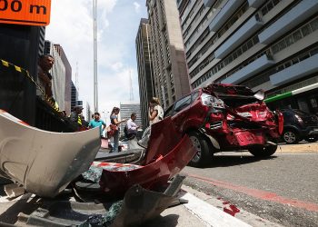 Acidente na Avenida Paulista, em SP | Foto: Paulo Pinto/ Fotos Públicas