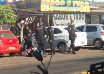 Abordagem ocorreu na Avenida Pedro Ludovico. | Foto: Divulgação