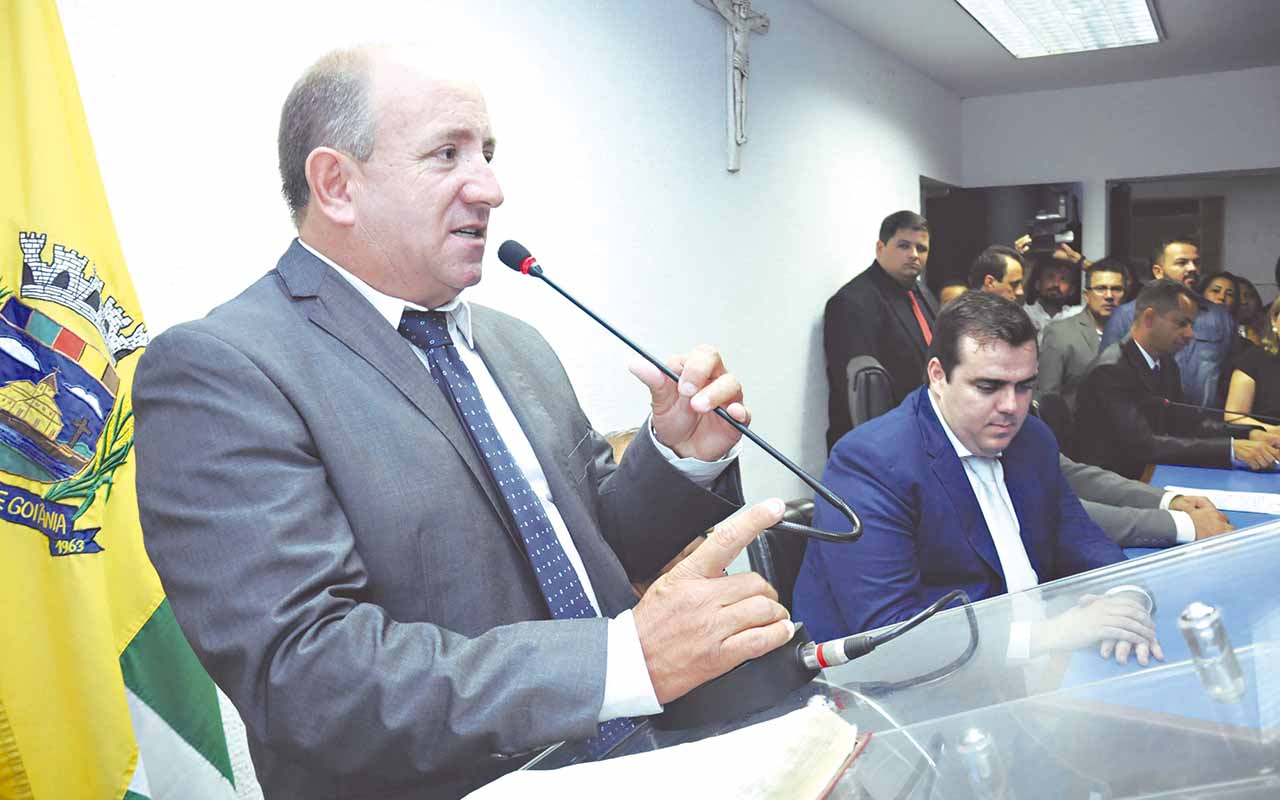 Presidente da Câmara de Aparecida, Vilmarzin (MDB) | Foto: Reprodução