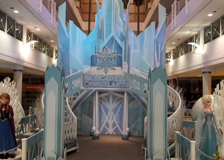 Castelo Frozen no Goiânia Shopping | Foto: Divulgação