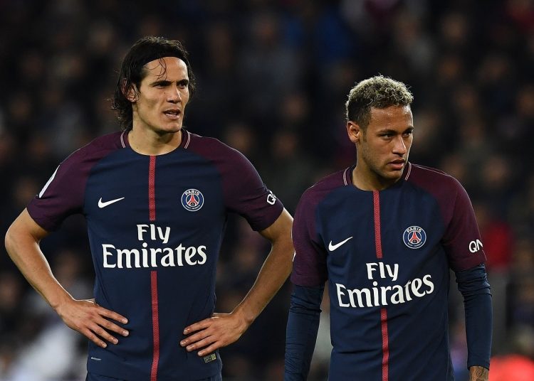 Cena foi vista como mais uma repercussão da novela Neymar-Cavani | Foto: Reprodução