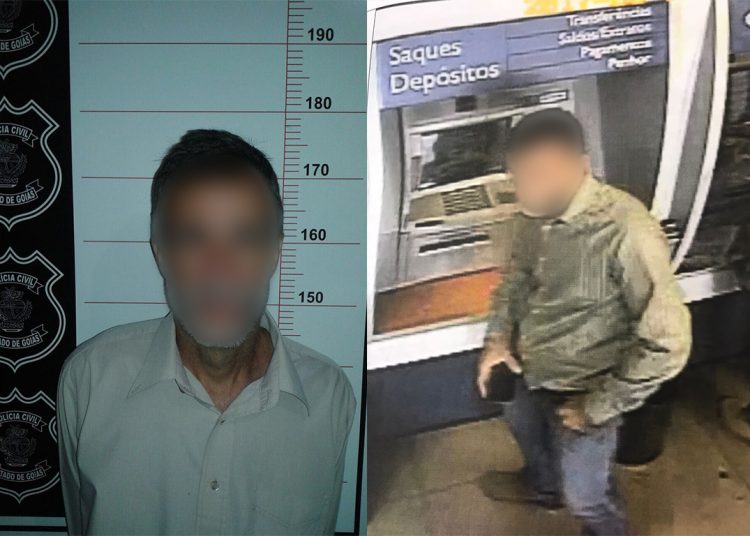 Homem furtou cartão e retirou R$ 8 mil da conta da sogra em Goiás | Foto: Divulgação/PC
