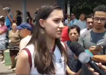 Aluna de 13 anos relata como foi a tragédia no Colégio Goyases, em Goiânia | Foto: Reprodução / Live Folha Z