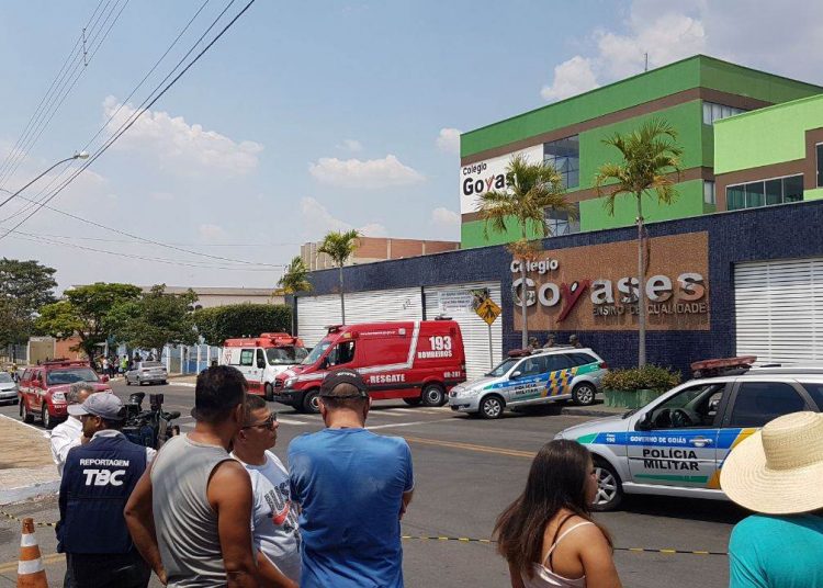 Colégio Goyases, em Goiânia, foi palco de tragédia no dia 20 de outubro | Foto: Folha Z