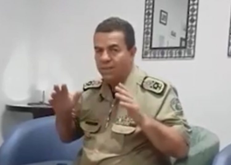Ação 'foi repleta de erros da minha corporação', diz comandante da PM em vídeo | Foto: Reprodução/ Vídeo