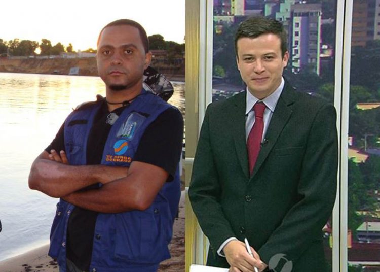 Repórter Lucílio Macedo e cinegrafista Anderson Barbosa foram vítimas de assalto na manhã desta quinta-feira, 16 | Foto: Reprodução/ Redes Sociais