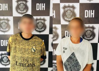 Dupla é presa após homicídio por causa de dívida R$ 10 em Goiânia | Foto: Polícia Civil