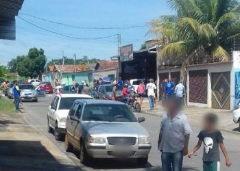 Em Aparecida, homem é assassinado com 10 tiros no rosto | Foto: Leitor/ WhatsApp