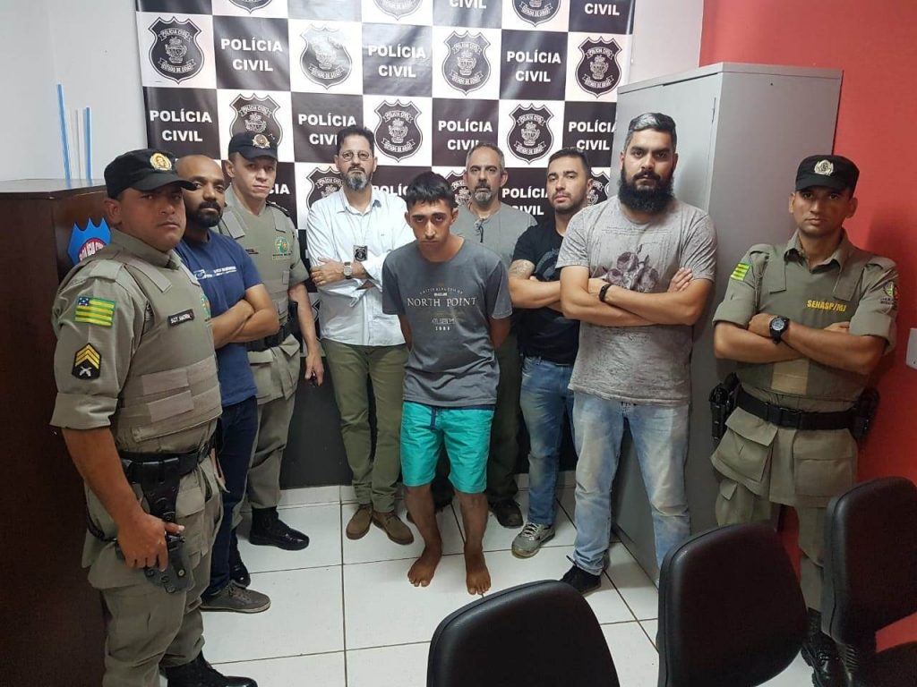 Suspeito é paulista, mas estava escondido na casa do sogro de uma prima, no setor Las Vegas, em Bela Vista de Goiás | Foto: Divulgação / Polícia Civil