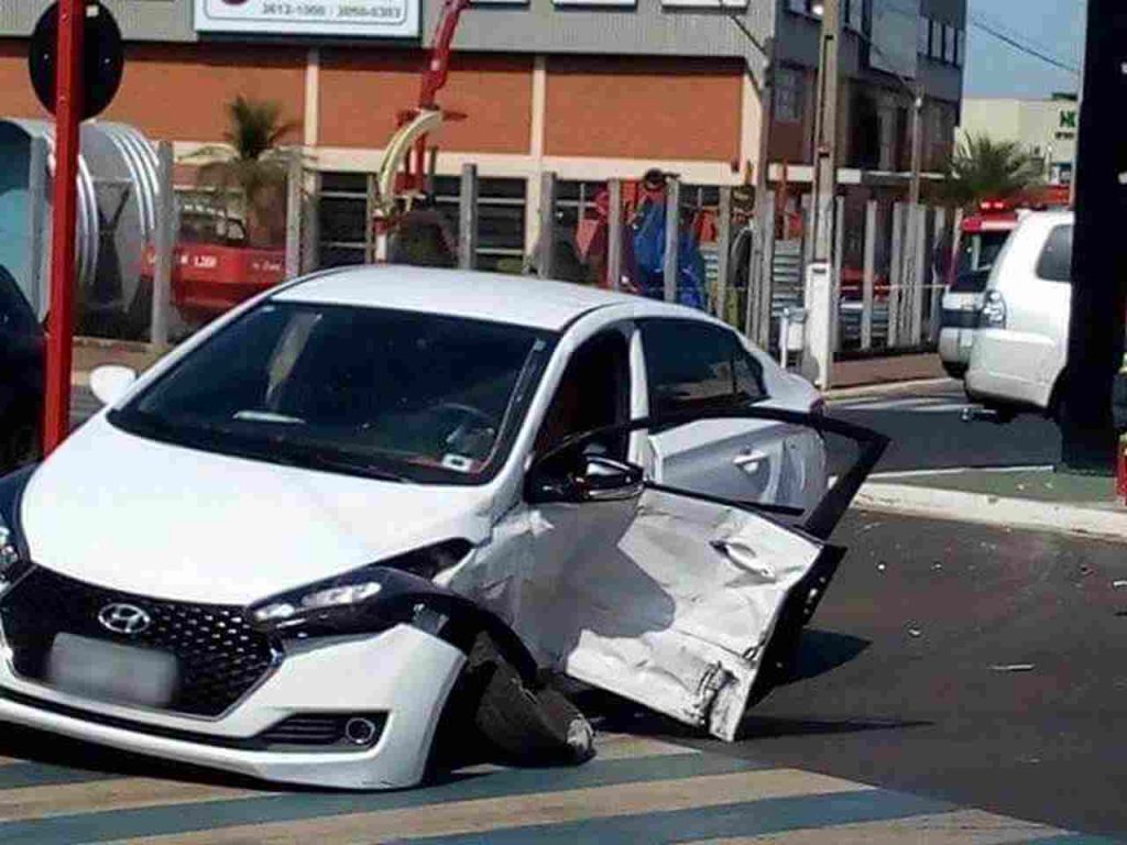 Carro em que Neuraci estava no momento do acidente, em Rio Verde | Foto: Reprodução