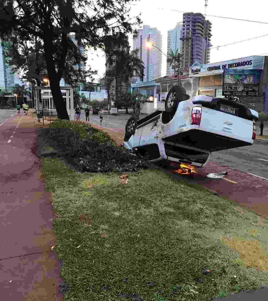 Alameda Ricardo Paranhos, no Setor Marista, não conta com radar fixo, o que tem causado acidentes recorrentes | Foto: Fernando Diniz