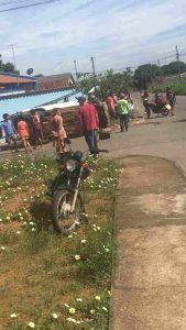 Grave acidente no Jardim Ipiranga, em Aparecida, que resultou na morte de uma pessoa | Foto: reprodução