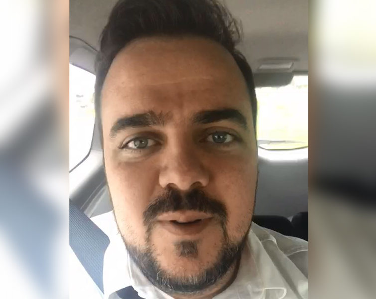 Mendanha brinca e diz para servidor gastar seu 13º em Aparecida | Foto: Reprodução