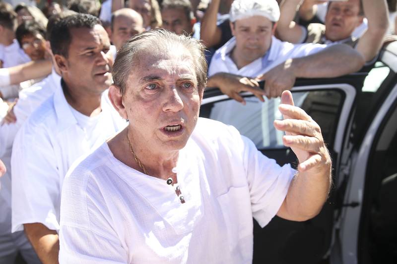 João de Deus passou sua 1ª noite em cela de 16 m² com 3 companheiros | Foto: Marcelo Camargo / Agência Brasil