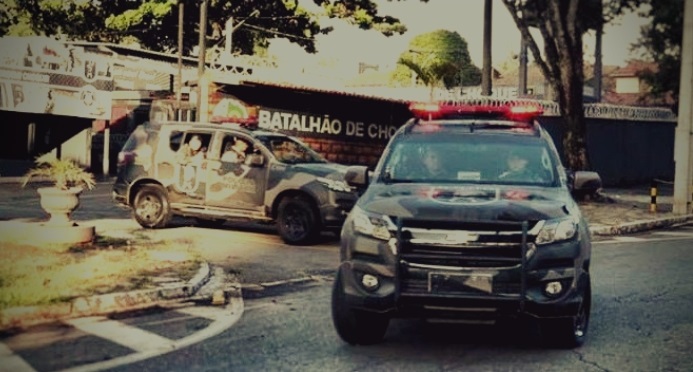Perseguição, tiros e ladrão baleado no Sudoeste