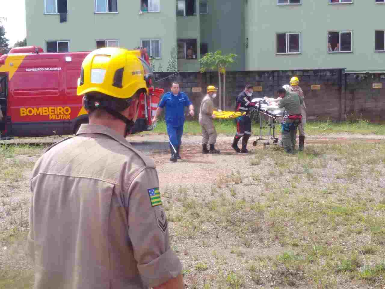 Criança engasga e é resgatada às pressas por helicóptero em Goiânia
