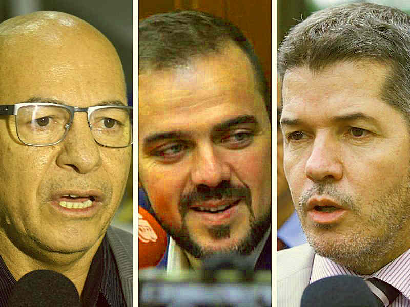 Mendanha, Waldir e Alcides dividem intenção de voto em estimulada | Foto: Reprodução