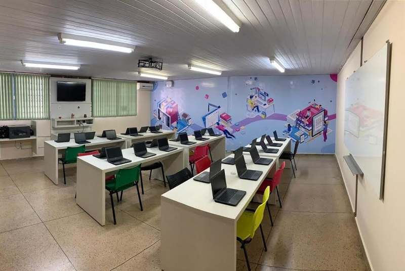Escola pública em Aparecida ganha laboratório de informática com acesso ao Google for Education | Foto: Divulgação