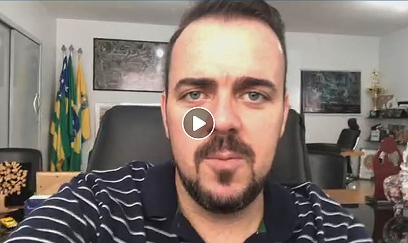 Lives do Gabinete Virtual terão início às 9h, no Instagram @gustavommendanha | Foto: Reprodução / Redes Sociais