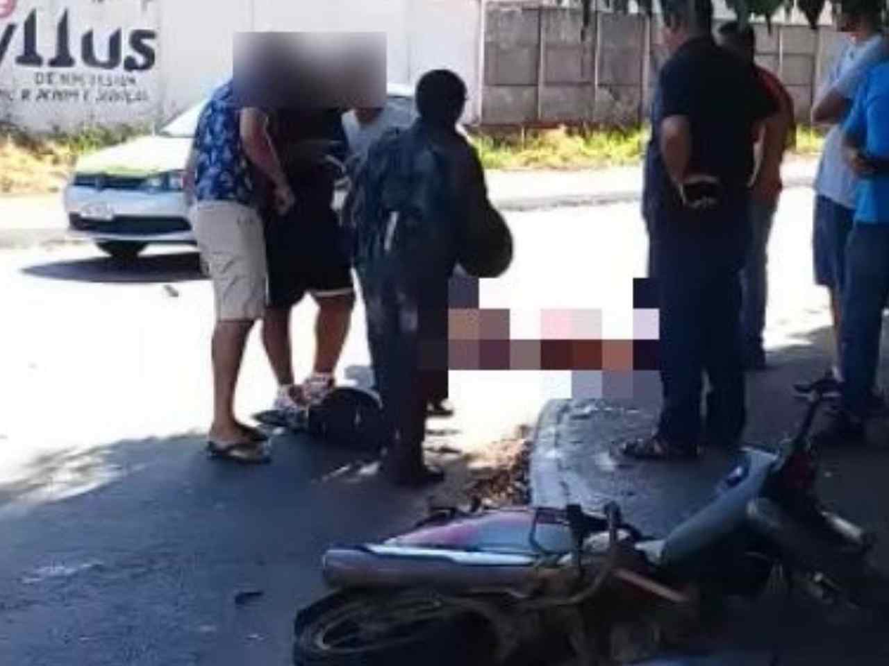 Motociclista acidente Vila Brasília