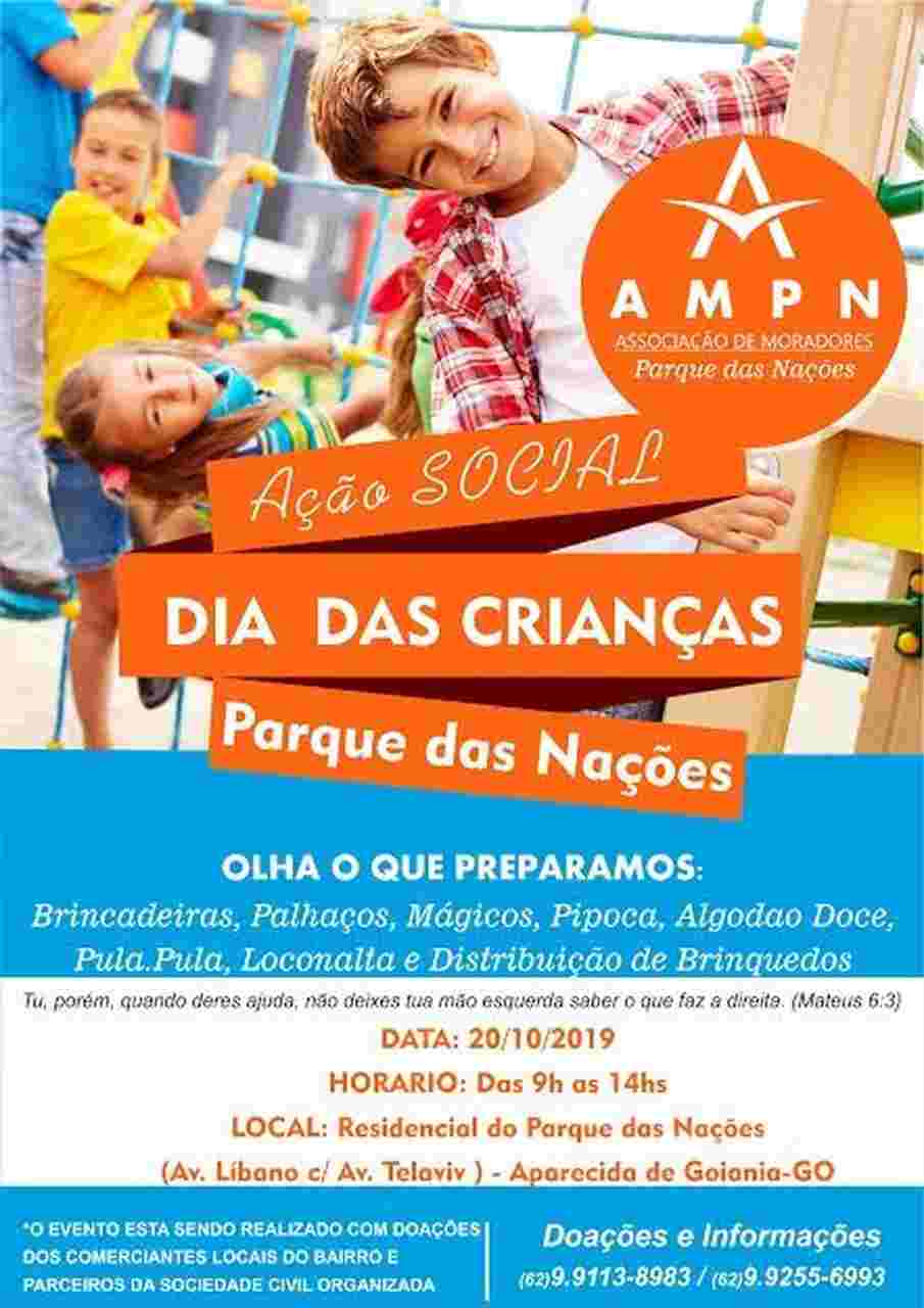 Ação social Dia das Crianças Parque das Nações