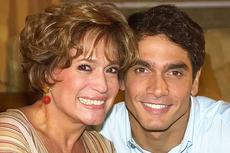 Previsão é que as gravações do filme em Aparecida sejam rodadas ainda em 2019. Na imagem, Susana Vieira e Rafael Calomeni | Foto: Reprodução