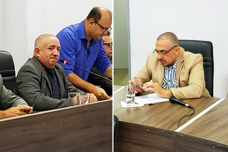 Vilmar Mariano e André Fortaleza na sessão desta quarta, 9, após cirurgias de transplante capilar | Foto: Folha Z