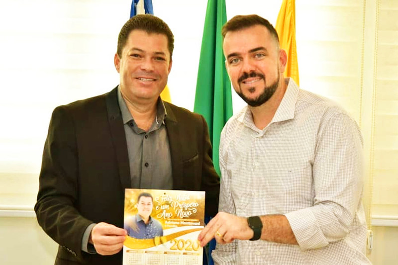 Prefeito Gustavo Mendanha manterá Adriano Montovani na gestão | Foto: Divulgação / Prefeitura de Aparecida