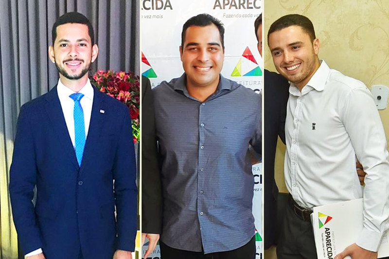 1 deles será eleito vereador em 2020, aposta MDB Jovem de Aparecida | Fotos: Reprodução / Instagram