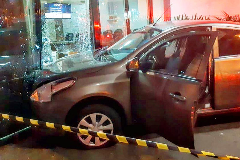 Motorista de aplicativo dirigiu esfaqueado até um hospital no Setor Marista, em Goiânia | Foto: Leitor / FZ