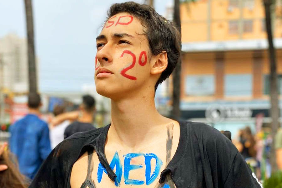 Mateus Marzola foi aprovado em 2º lugar para ingressar no curso de Medicina na USP | Foto: Arquivo Pessoal