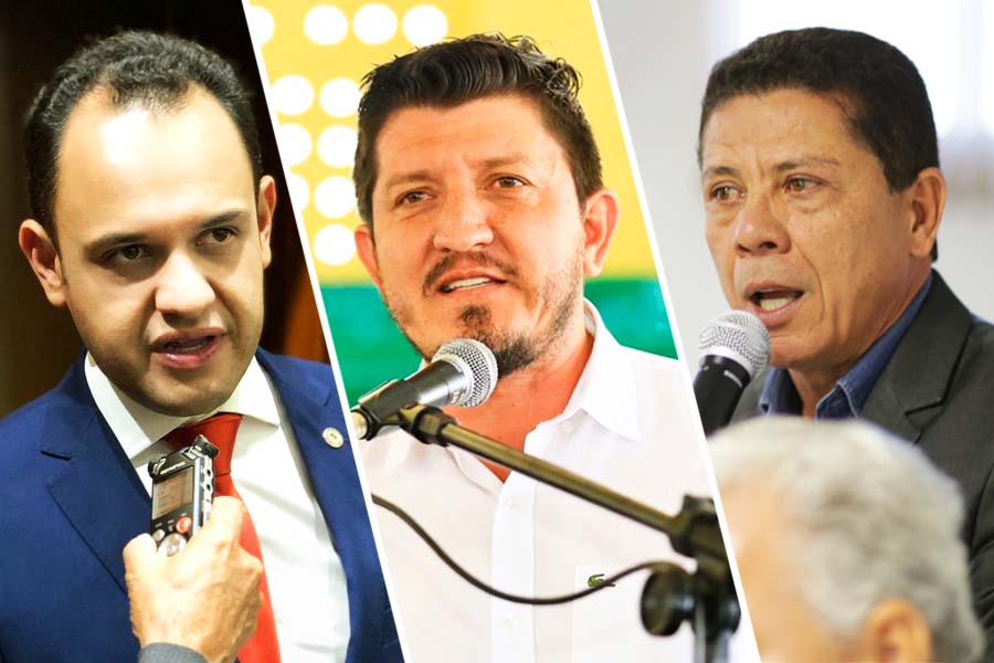 Cairo Salim, Glaustin da Fokus e Manoel Nascimento | Foto: Montagem / Folha Z