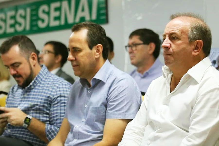 Gustavo Mendanha, Veter Martins e Vilmar Mariano | Foto: Divulgação
