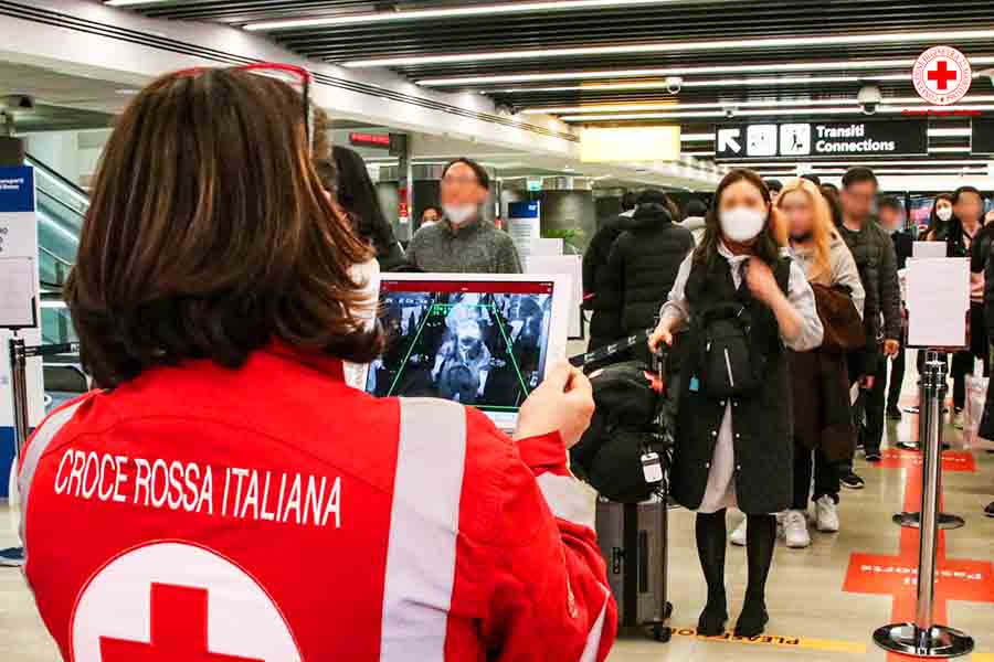 Segundo a SMS, o 2º infectado de Aparecida é um homem de 69 anos que voltou recentemente de viagem à Itália | Foto: Cruz Vermelha Italiana