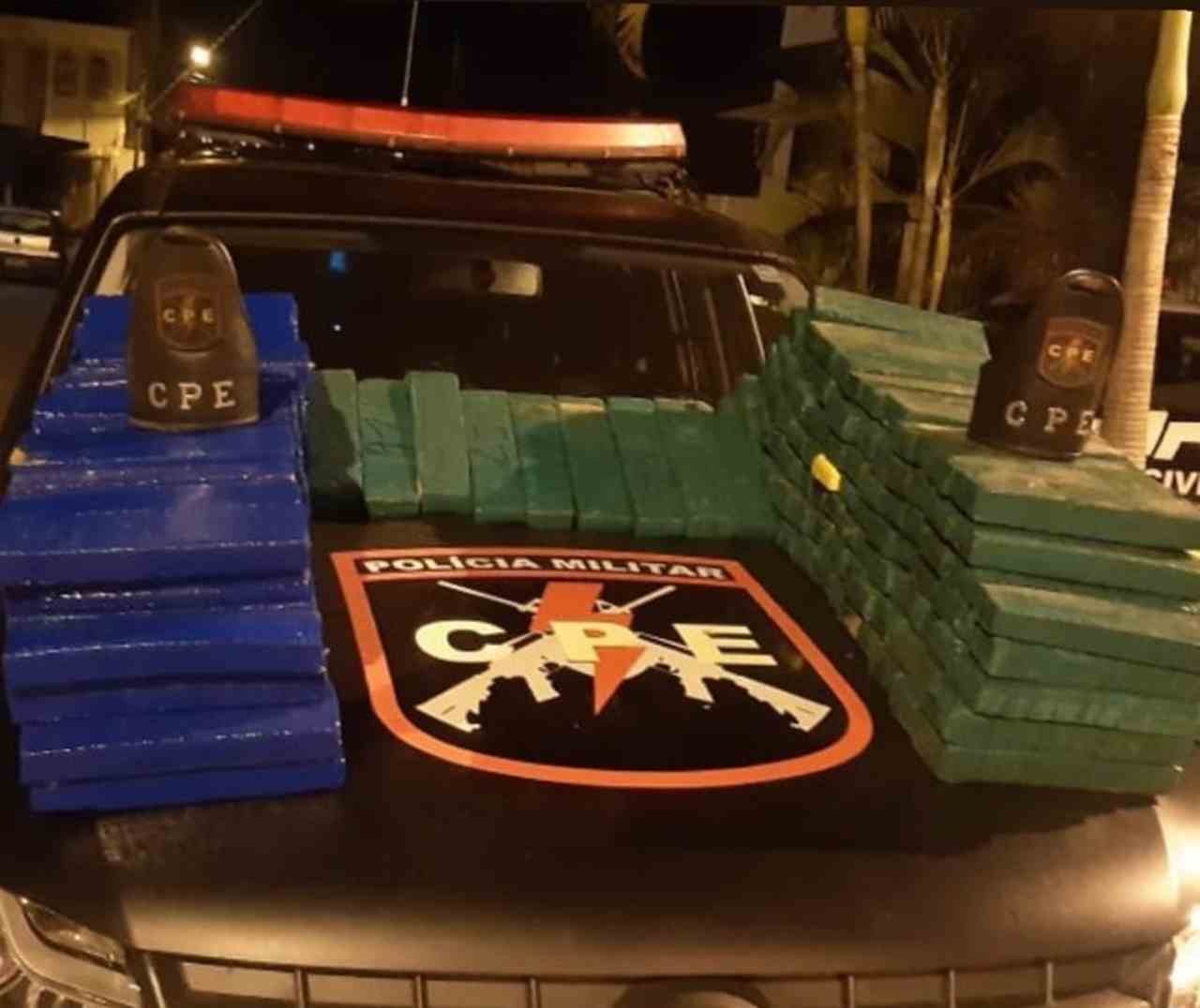 apreensão droga PM