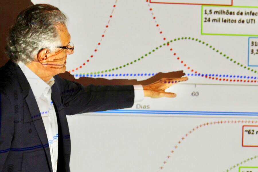 Governador Ronaldo Caiado apresentou estratégia de isolamento social para Goiás no início de abril | Foto: Erick Corrêa